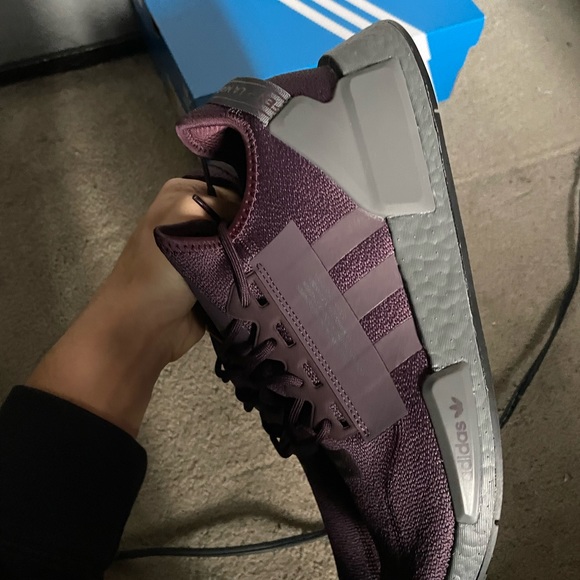adidas nmd r1 v2 shadow maroon mens shoes NEW 100% AUTHENTIC - Picture 5 of 11